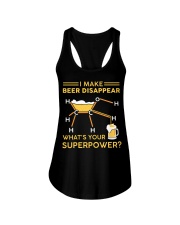 I make beer disappear Ladies Flowy Tank tile