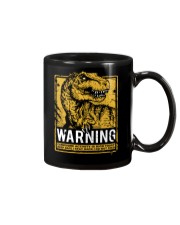 Dinasour warning Mug tile
