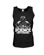 I find your lack of science disturbing Unisex Tank thumbnail