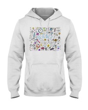 Science of icons set Hooded Sweatshirt thumbnail