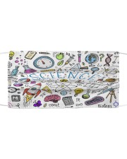 Science of icons set Cloth face mask front