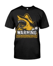 Shark warning Classic T-Shirt front