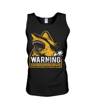 Shark warning Unisex Tank tile
