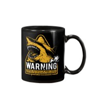 Shark warning Mug tile