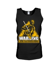 Leatherface Warning Unisex Tank thumbnail