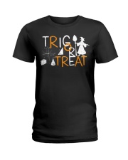Trig or treat Ladies T-Shirt tile