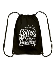 Coffee and citizen science Drawstring Bag thumbnail