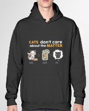 Cats don't care about the matter Hooded Sweatshirt garment-hooded-sweatshirt-front-04