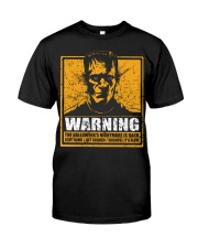 Frankenstein Warning Classic T-Shirt front
