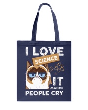 I love science Tote Bag tile