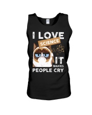 I love science Unisex Tank tile