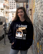 I love science Hooded Sweatshirt lifestyle-unisex-hoodie-front-1