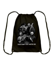 You can't sit with us Drawstring Bag thumbnail