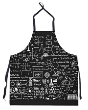 Science formulas on chalkboard Apron tile