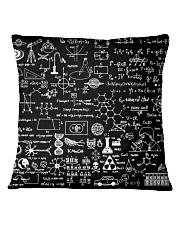 Science formulas on chalkboard Square Pillowcase tile