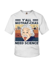 Einstein Need Science Youth T-Shirt tile