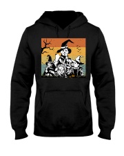 Halloween witch horror Hooded Sweatshirt tile