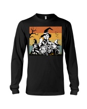 Halloween witch horror Long Sleeve Tee tile