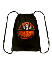 sunset science halloween Drawstring Bag tile
