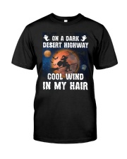 On a dark desert highway Classic T-Shirt front
