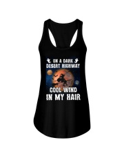 On a dark desert highway Ladies Flowy Tank thumbnail