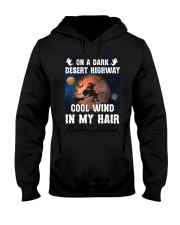 On a dark desert highway Hooded Sweatshirt thumbnail