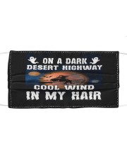 On a dark desert highway Cloth face mask thumbnail