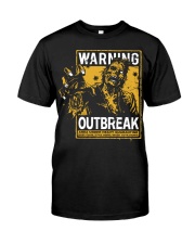 Zombie warning Classic T-Shirt front