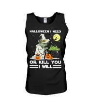 Halloween I need Unisex Tank tile