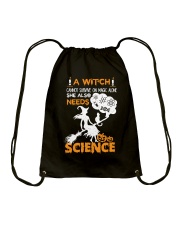 A witch cannot survive on magic alone Drawstring Bag tile