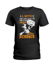 A witch cannot survive on magic alone Ladies T-Shirt tile