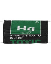 A hug without U is just toxic Cloth face mask thumbnail
