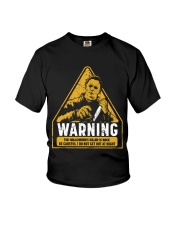 Michael Myers Warning Youth T-Shirt tile