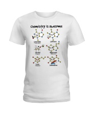 Chemistry is awesome Ladies T-Shirt tile