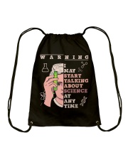 I may start talking about science at any time Drawstring Bag tile
