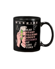I may start talking about science at any time Mug tile