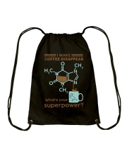 I make coffee disappear Drawstring Bag thumbnail