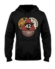 The Answer To Life Universe Everything Hooded Sweatshirt front