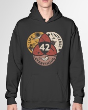 The Answer To Life Universe Everything Hooded Sweatshirt garment-hooded-sweatshirt-front-04