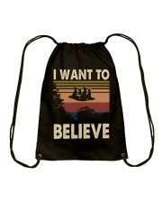 I want to believe Drawstring Bag thumbnail
