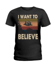 I want to believe Ladies T-Shirt thumbnail
