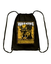 The Predator Warning Drawstring Bag tile