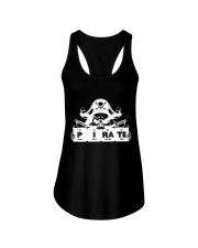 Pirate white Ladies Flowy Tank tile