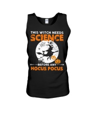 This witch needs science before any Hocus Focus 1 Unisex Tank tile