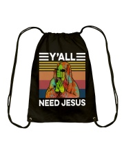 Alien Need Jesus Drawstring Bag tile