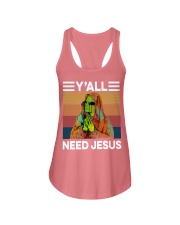 Alien Need Jesus Ladies Flowy Tank tile
