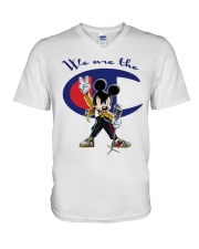01-210319-WHITE V-Neck T-Shirt thumbnail