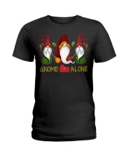 gnome alone Ladies T-Shirt tile