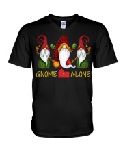 gnome alone V-Neck T-Shirt tile