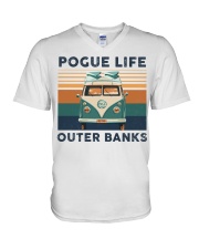 Pogue liffe V-Neck T-Shirt tile